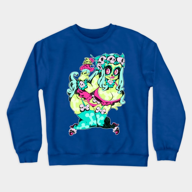 Skeleton girl Crewneck Sweatshirt by Rafchu